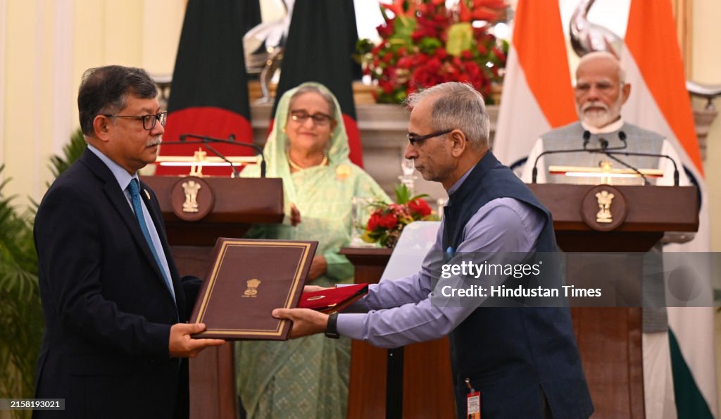 Prime Minister Narendra Modi Holds Extensive Talks With Bangladeshi Counterpart Sheikh Hasina In Delhi