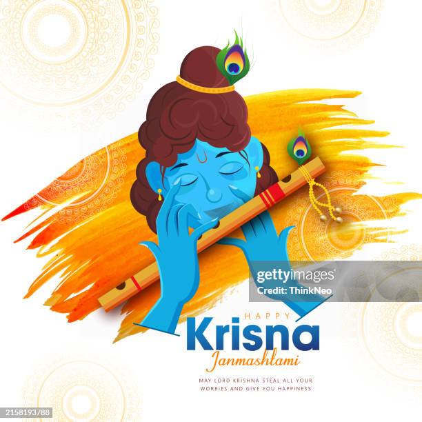 Krishna Rfo 132 Krishna Background High Res Illustrations - Getty Images