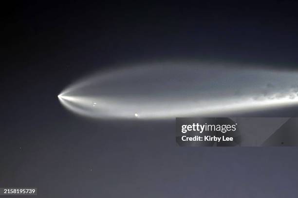 SpaceX Falcon 9 rocket launches with 20 Starlink satellites to low-Earth orbit from Space Launch Complex 4 East at Vandenberg Space Force Base on...