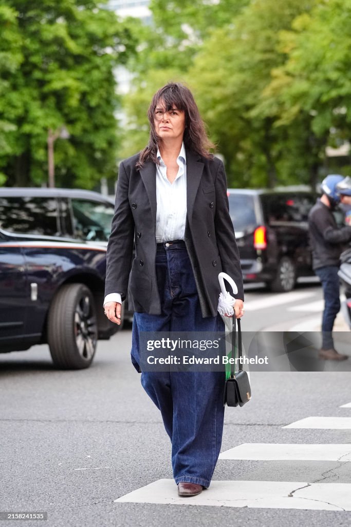 Street Style - Paris Fashion Week - Menswear Spring/Summer 2025 - Day One