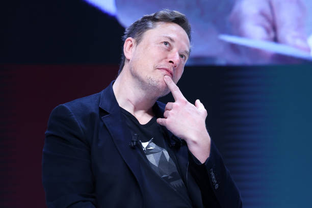 Elon Musk attends 'Exploring the New Frontiers of Innovation: Mark Read in Conversation with Elon Musk' session during the Cannes Lions International...