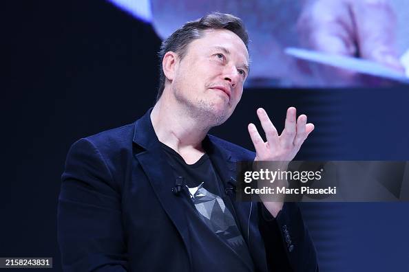 Elon Musk attends 'Exploring the New Frontiers of Innovation: Mark