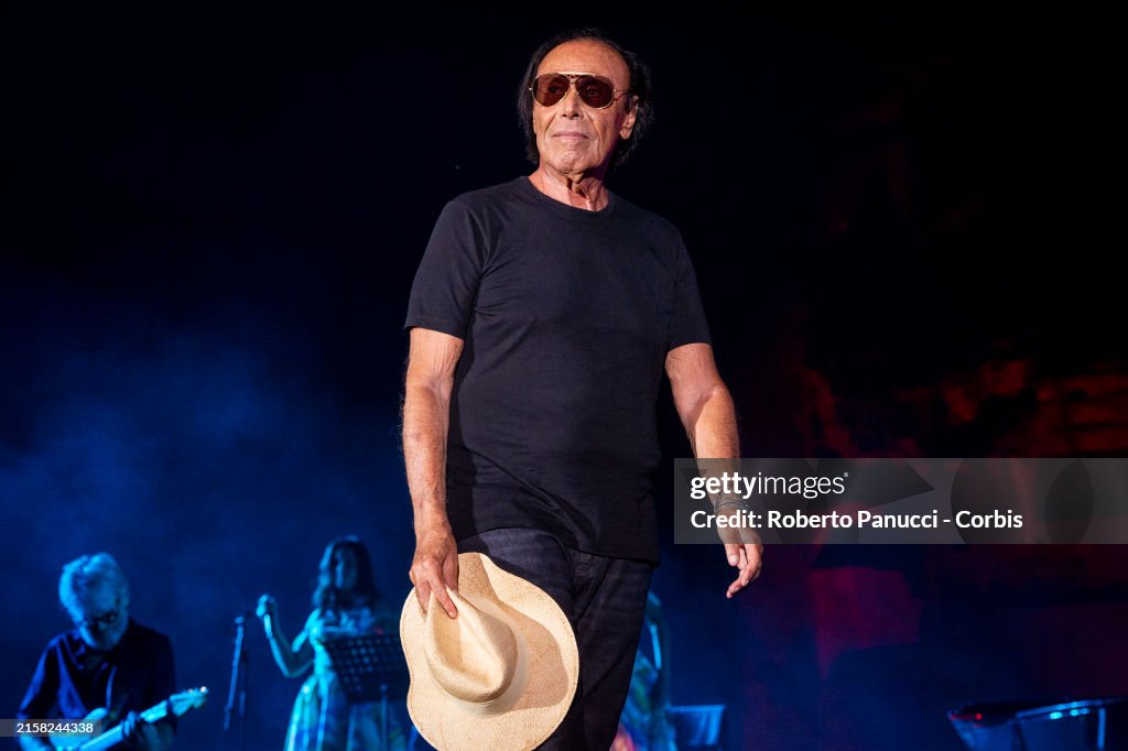 Antonello Venditti Performs In Rome