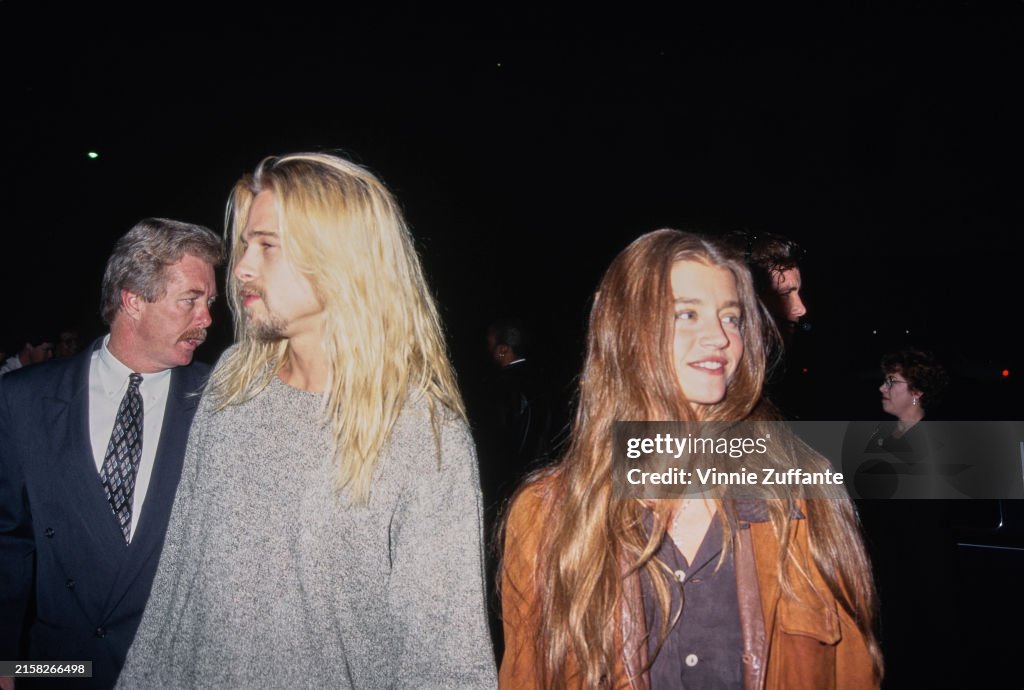 Brad Pitt And Jitka Pohlodek, 1994