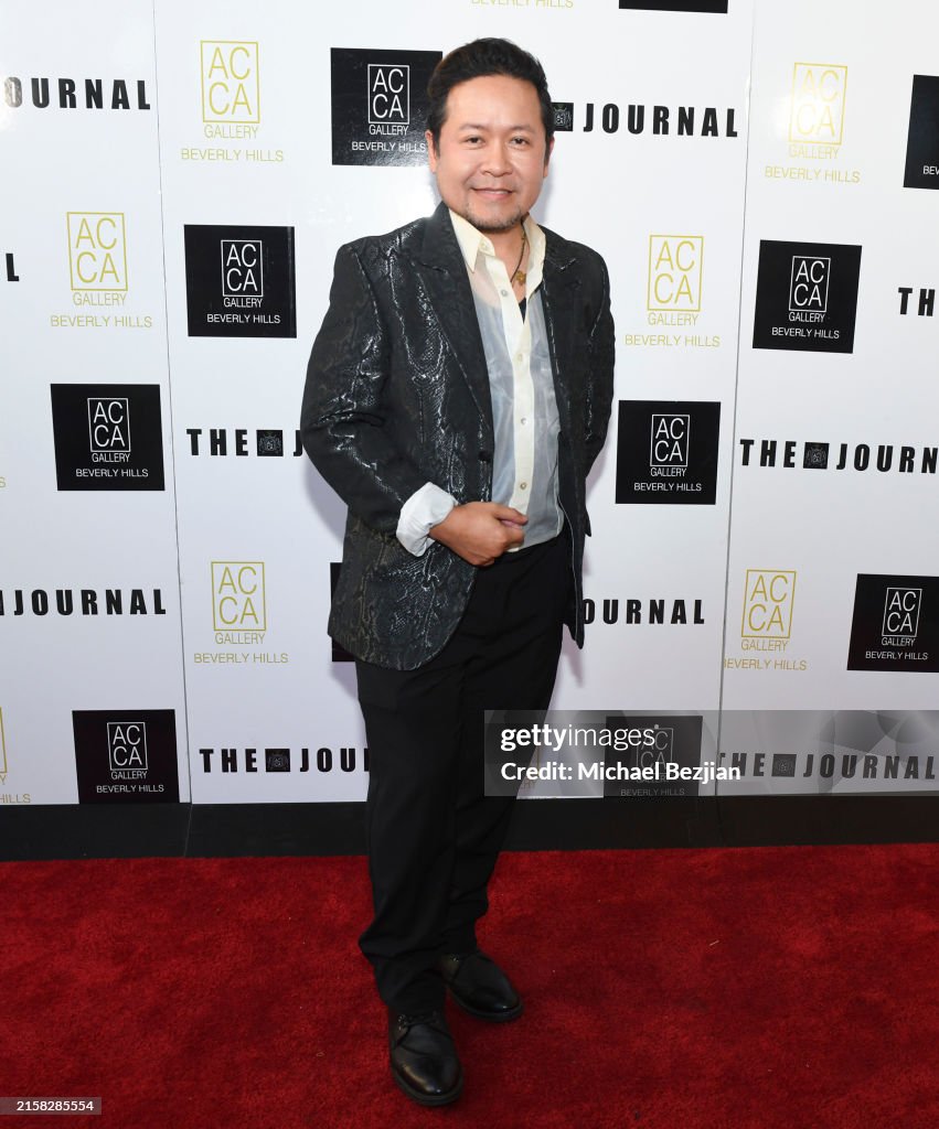 Michael Racadio MJ Racadio arrives at The ACCA Journal Art Party on June 15, 2024 in ...