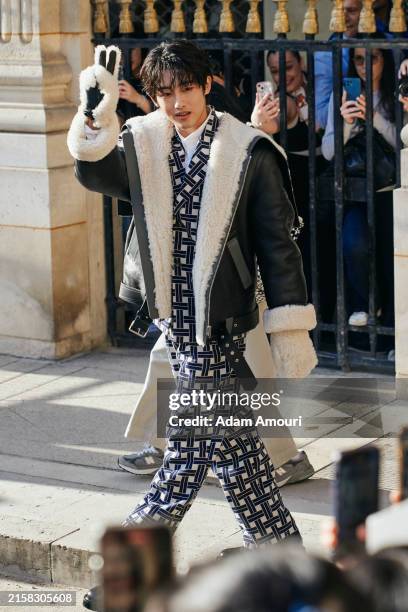 WinWin attends the Kenzo Menswear Spring/Summer 2025 show as part of Paris Fashion Week on June 19, 2024 in Paris, France.
