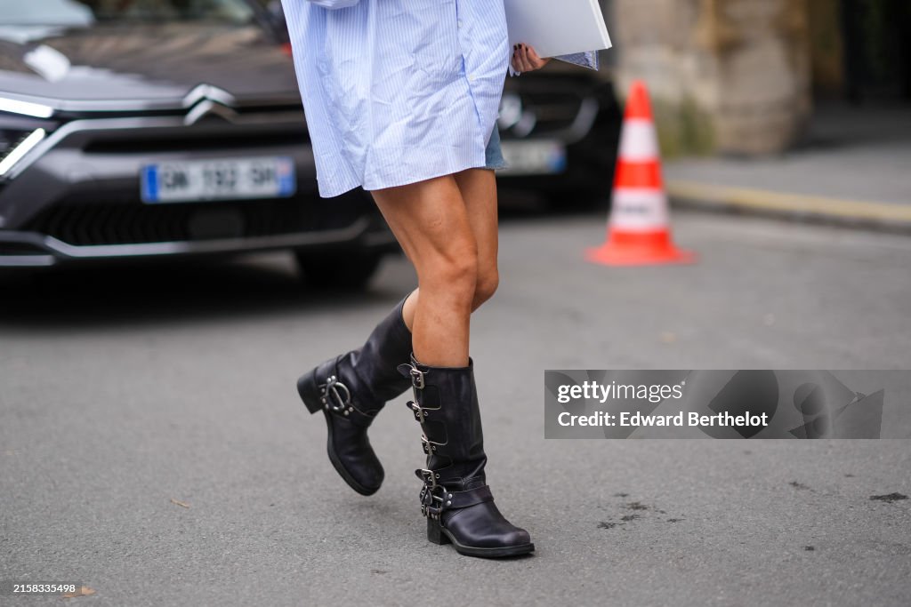 Street Style - Paris Fashion Week - Menswear Spring/Summer 2025 - Day Two