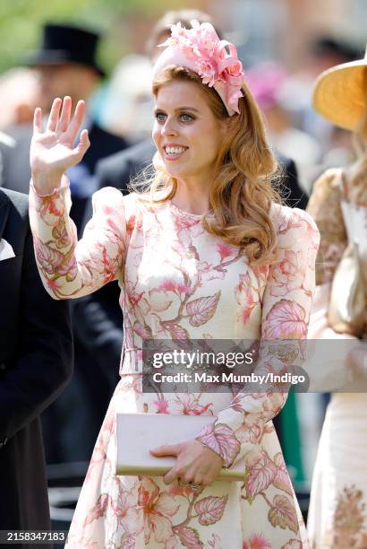 Princess Beatrice attends day two of Royal Ascot 2024 at Ascot Racecourse on June 19, 2024 in Ascot, England.