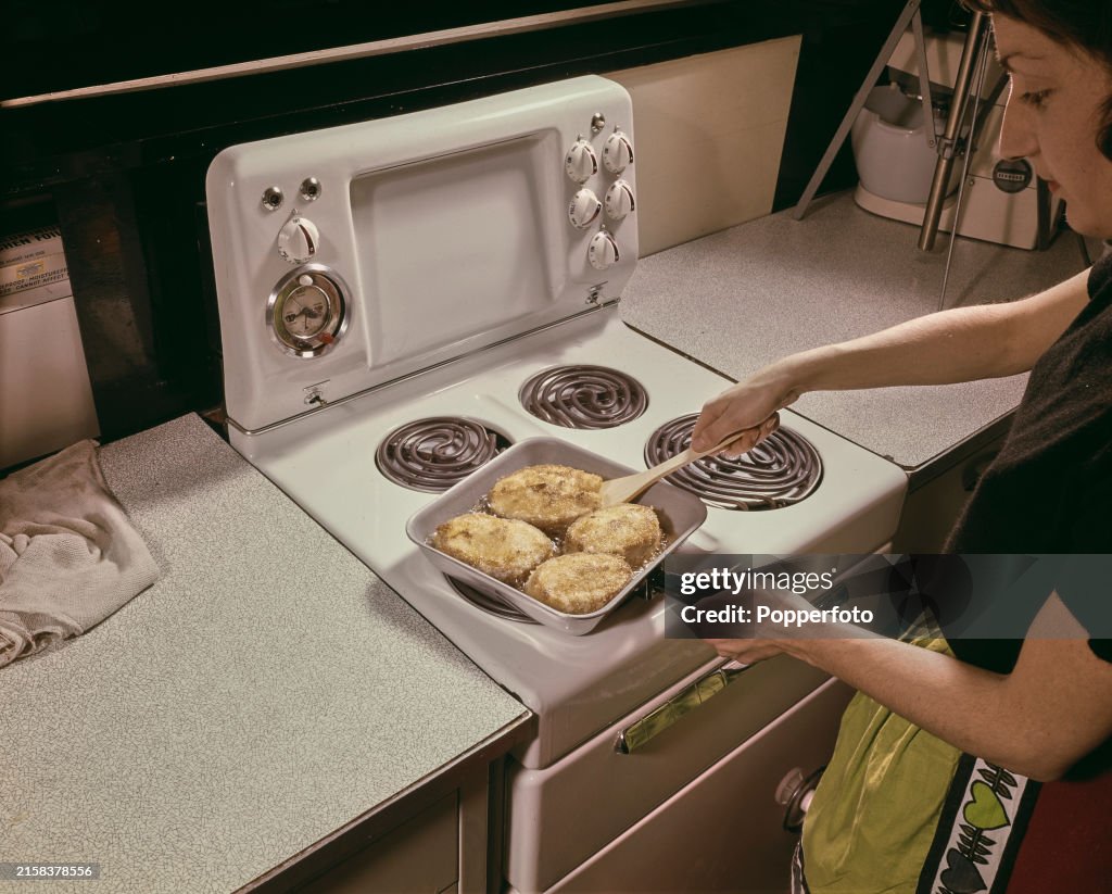 Frying Pan And Electric Oven