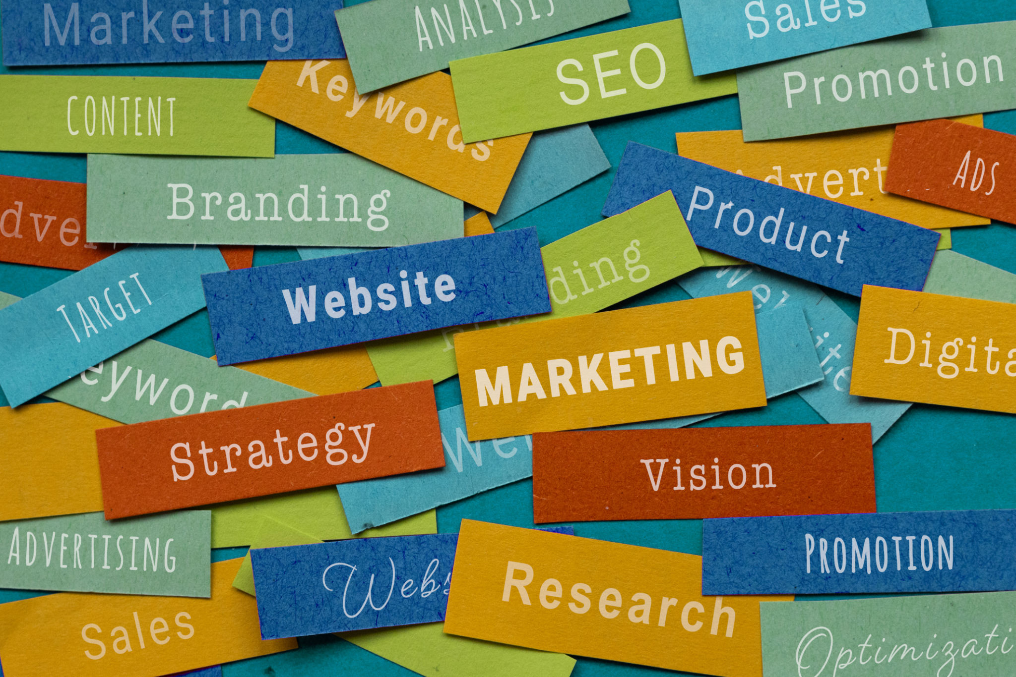 Marketing concept with keywords, marketing strategy for sales and promotion Marketing concept with keywords, marketing strategy for sales and promotion