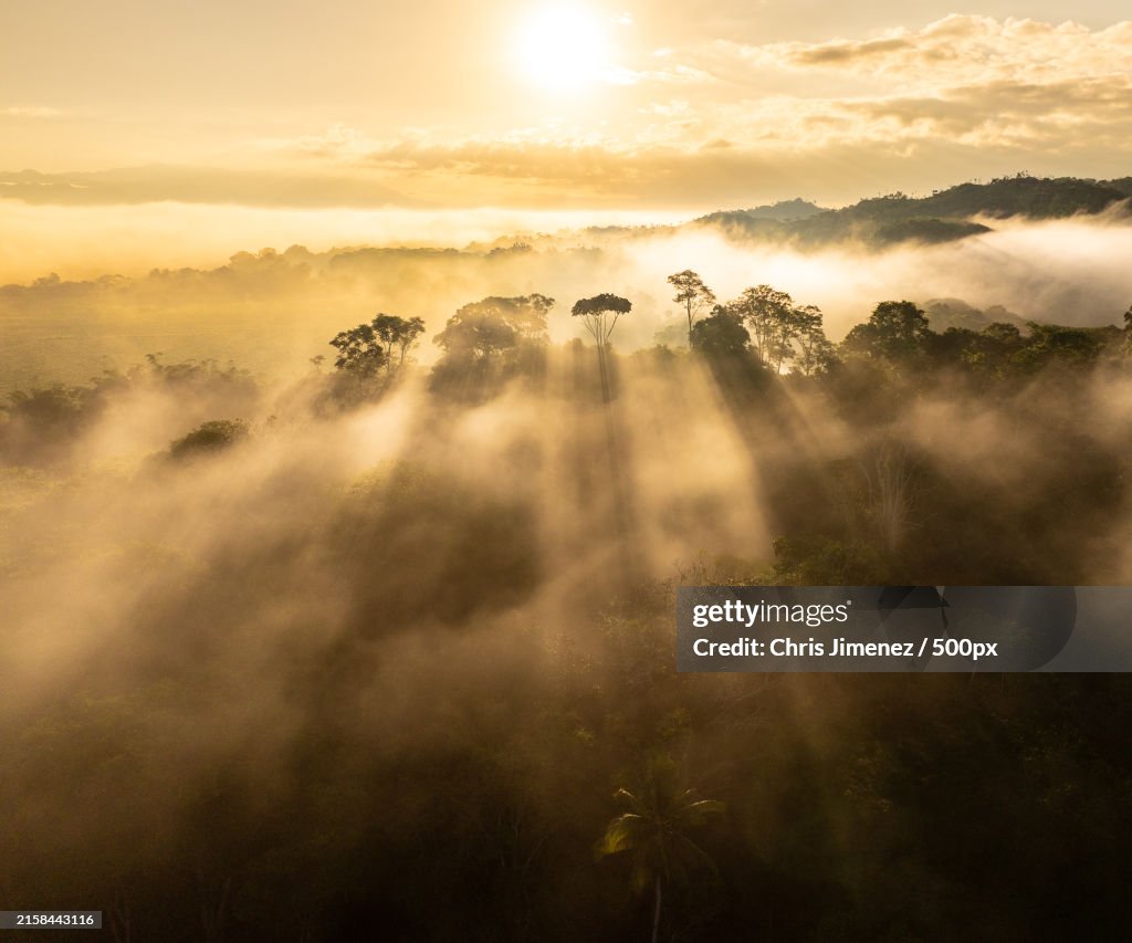 Scenic view of landscape against sky during sunset