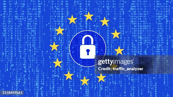 European Union - cyber security background European Union - cyber security background