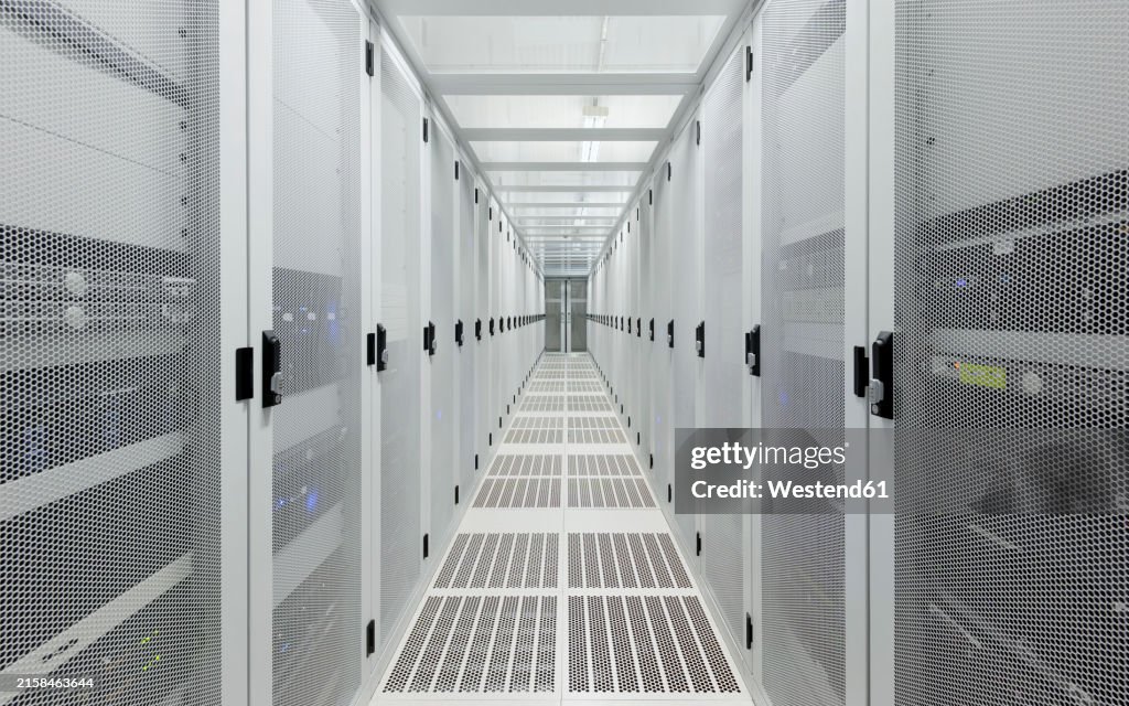 Server room at data center