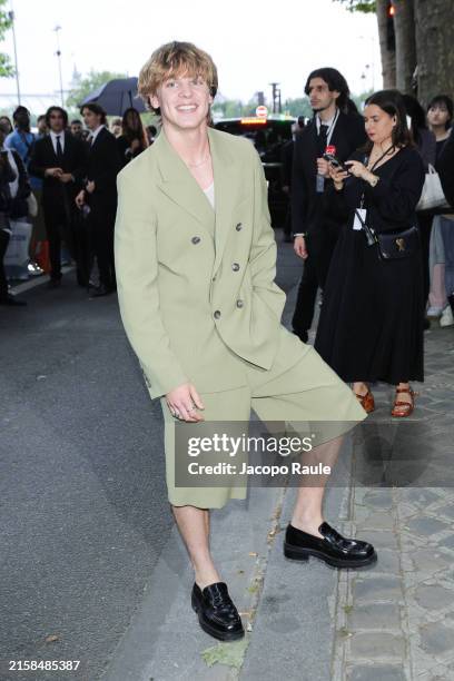 Jack Wright attends the AMI - Alexandre Mattiussi Menswear Spring/Summer 2025 show as part of Paris Fashion Week on June 20, 2024 in Paris, France.