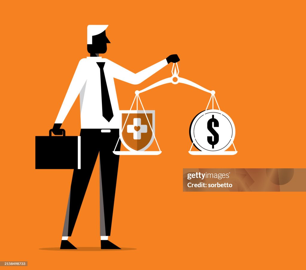 Health care costs - Businessman