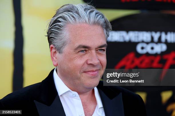 Lorne Balfe attends the Los Angeles Premiere Of Netflix's "Beverly Hills Cop: Axel F" at Wallis Annenberg Center for the Performing Arts on June 20,...