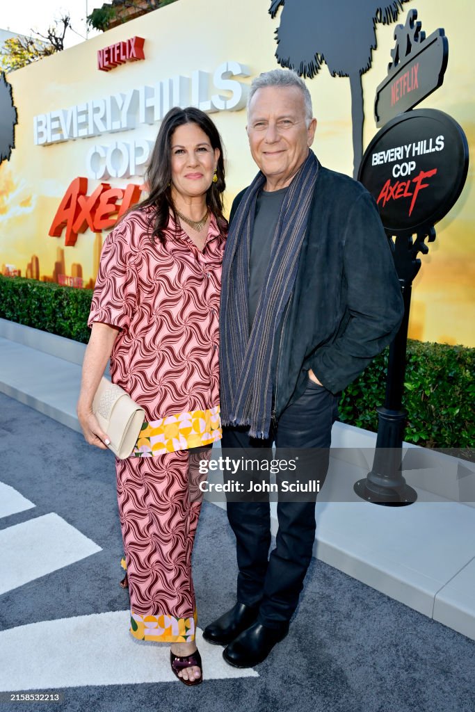 Dominique Ravets Paula Ravets and Paul Reiser attend the Beverly Hills Cop: Axel F ...