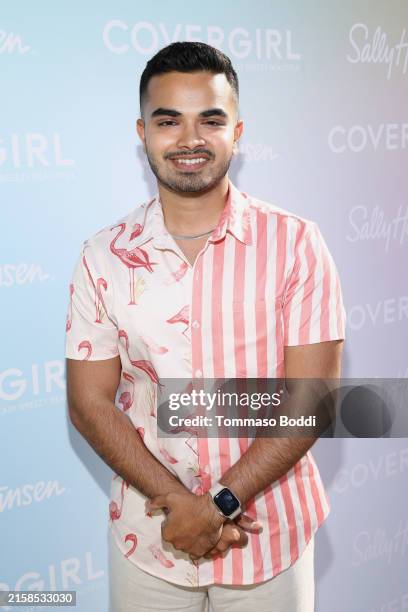 Smeet Doshi attends the COVERGIRL & Sally Hansen Pride By The Pool on June 20, 2024 in Los Angeles, California.