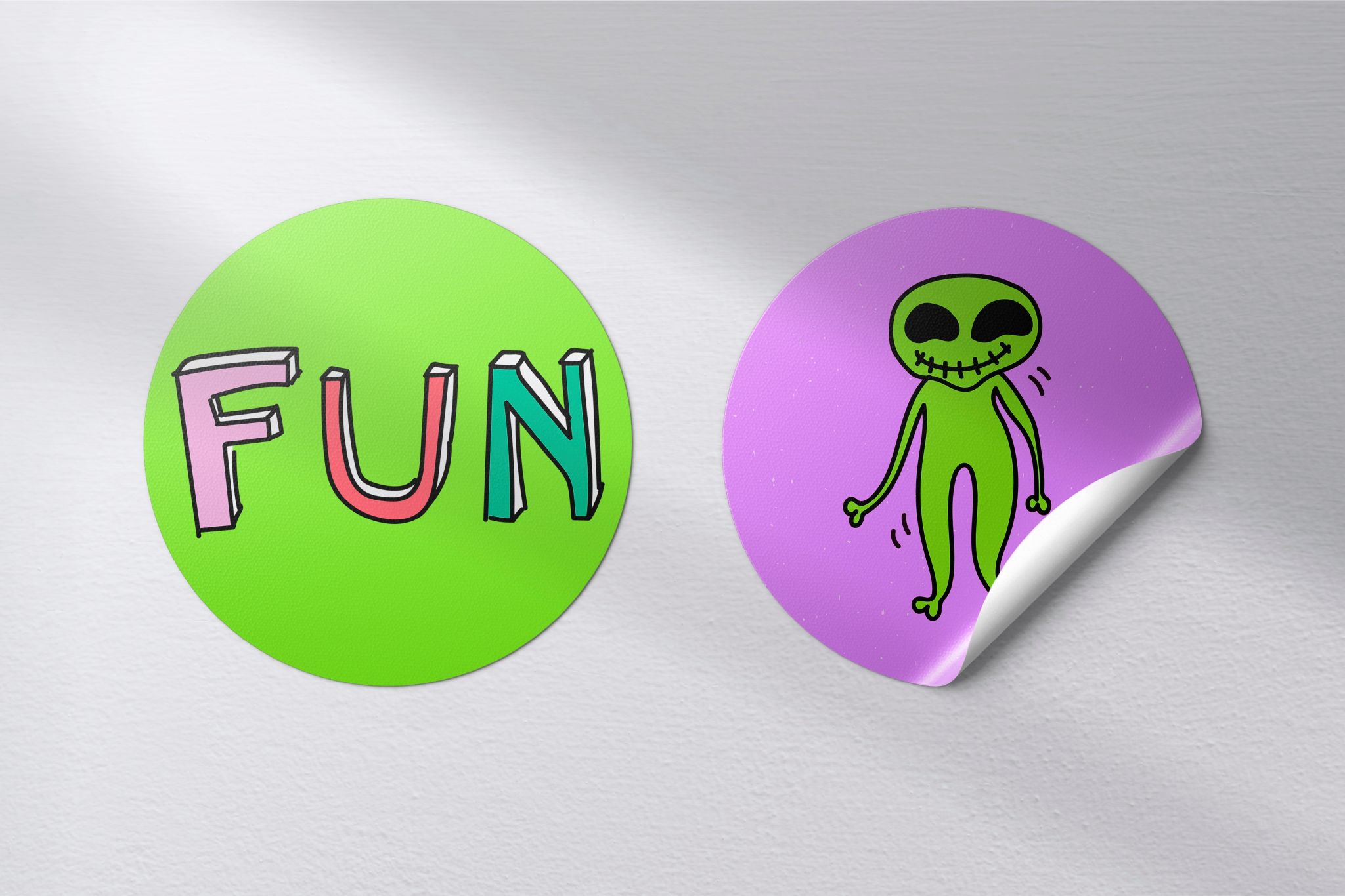 fun sticker designs