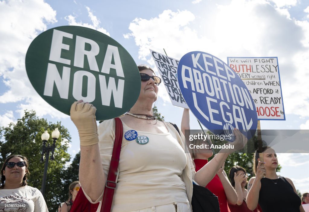 Pro-abortion and anti-abortion protesters confronted on 2nd anniversary of high court's abortion ruling in D.C.