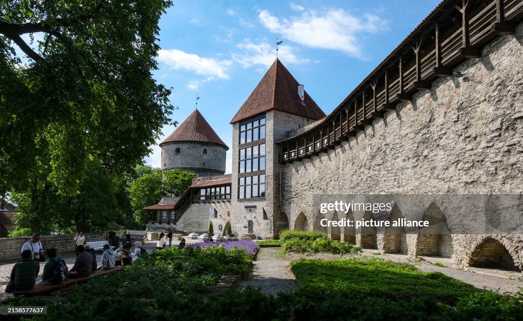 Estonia - City wall on Tallinn Cathedral Hill