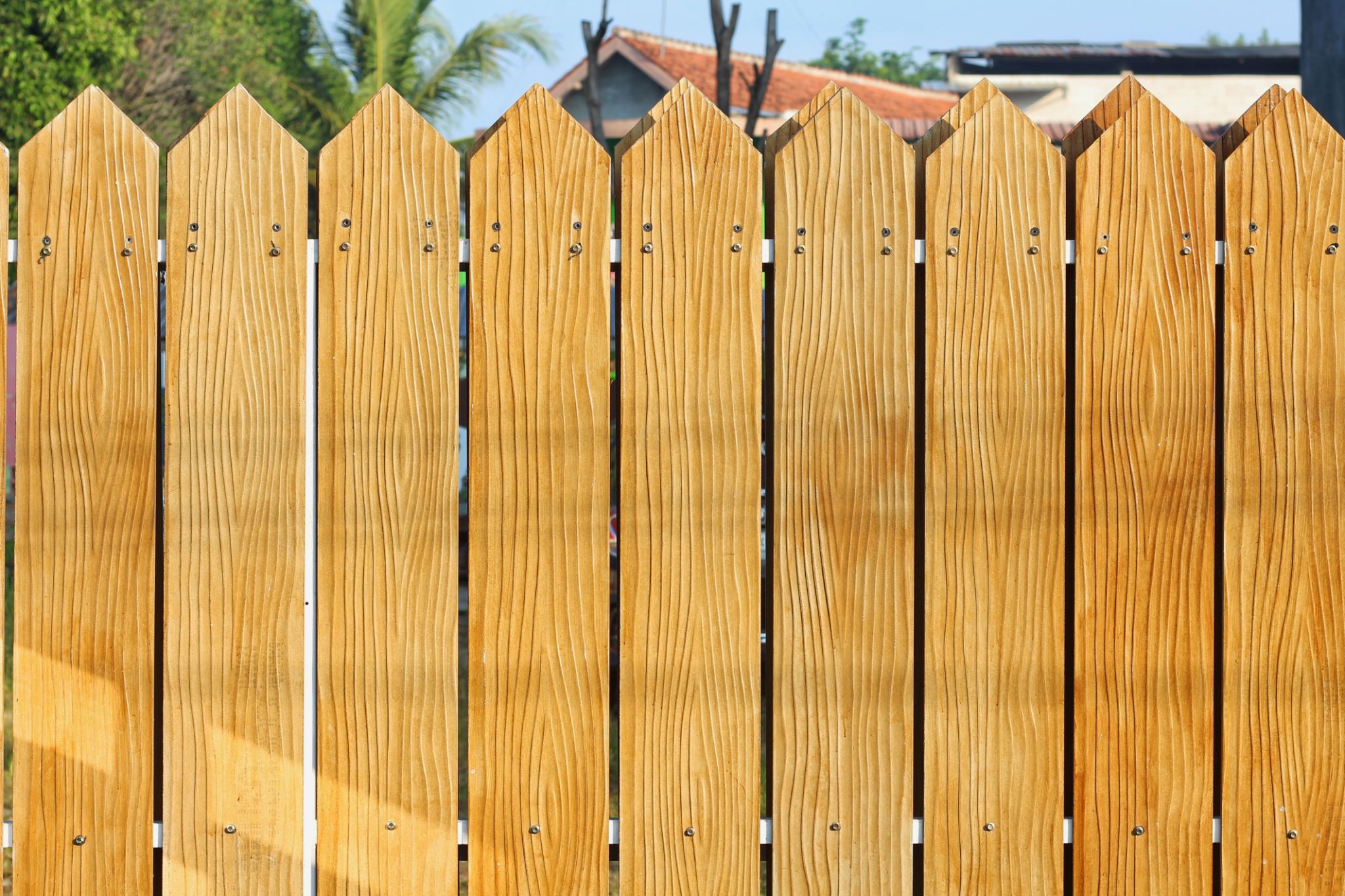 wooden fence
