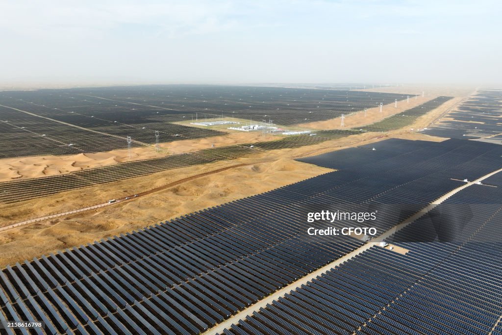 A New Energy Base in Tengger Desert