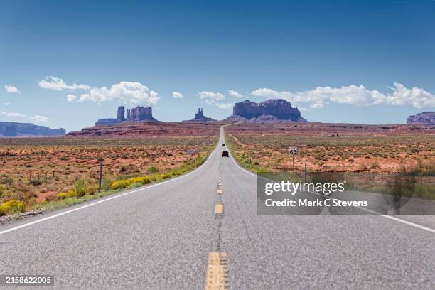 sometimes its good to look back on a road traveled! - colorado plateau stock pictures, royalty-free photos & images