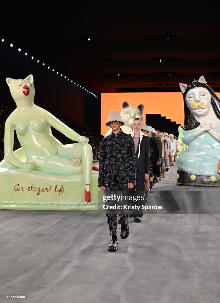 Dior Homme: Runway - Paris Fashion Week - Menswear Spring/Summer 2025
