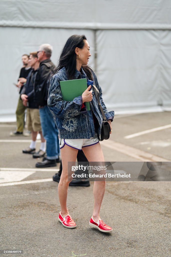 Street Style - Paris Fashion Week - Menswear Spring/Summer 2025 - Day Four