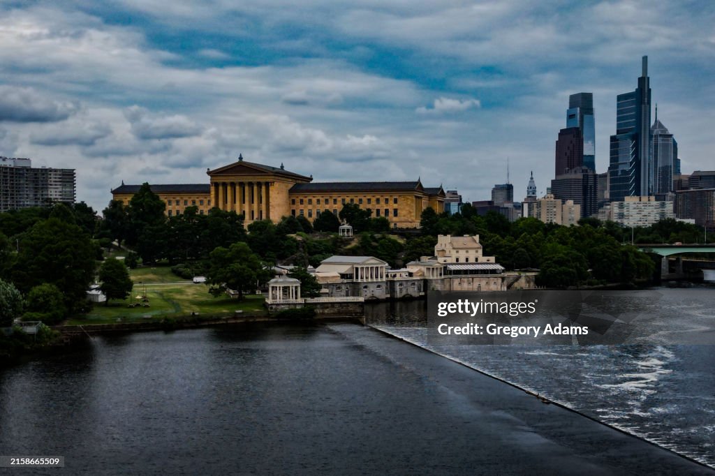 Philadelphia Museum of Art Viewed from over the Schuylkill River