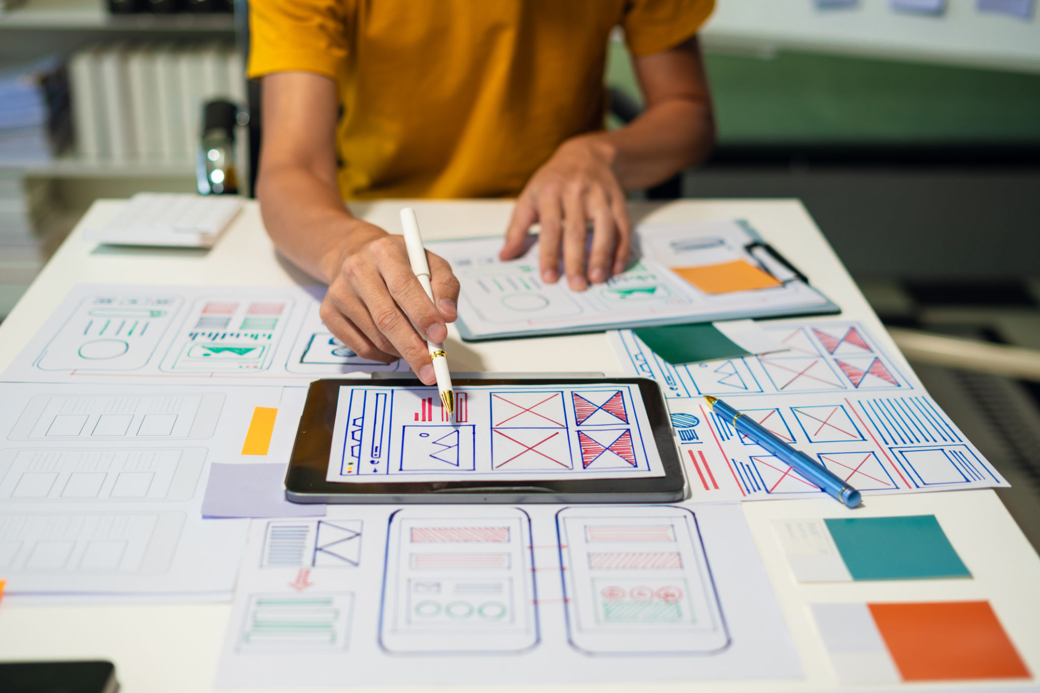 designer working