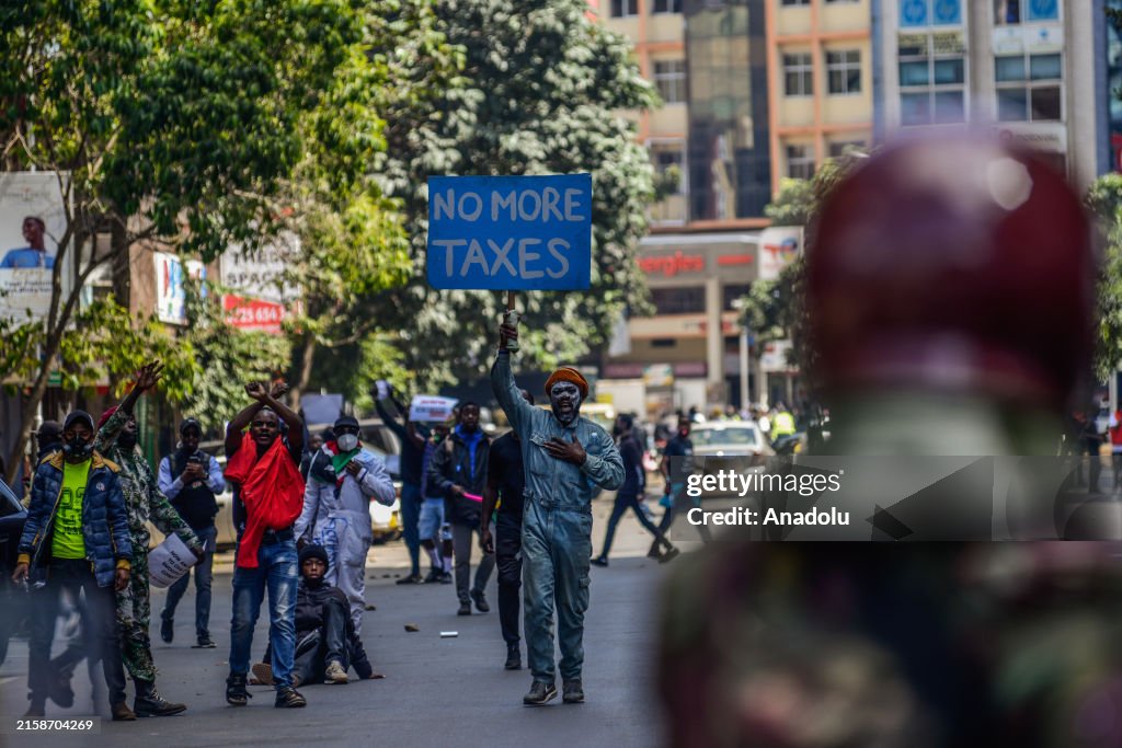 Protest against tax hike in Kenya