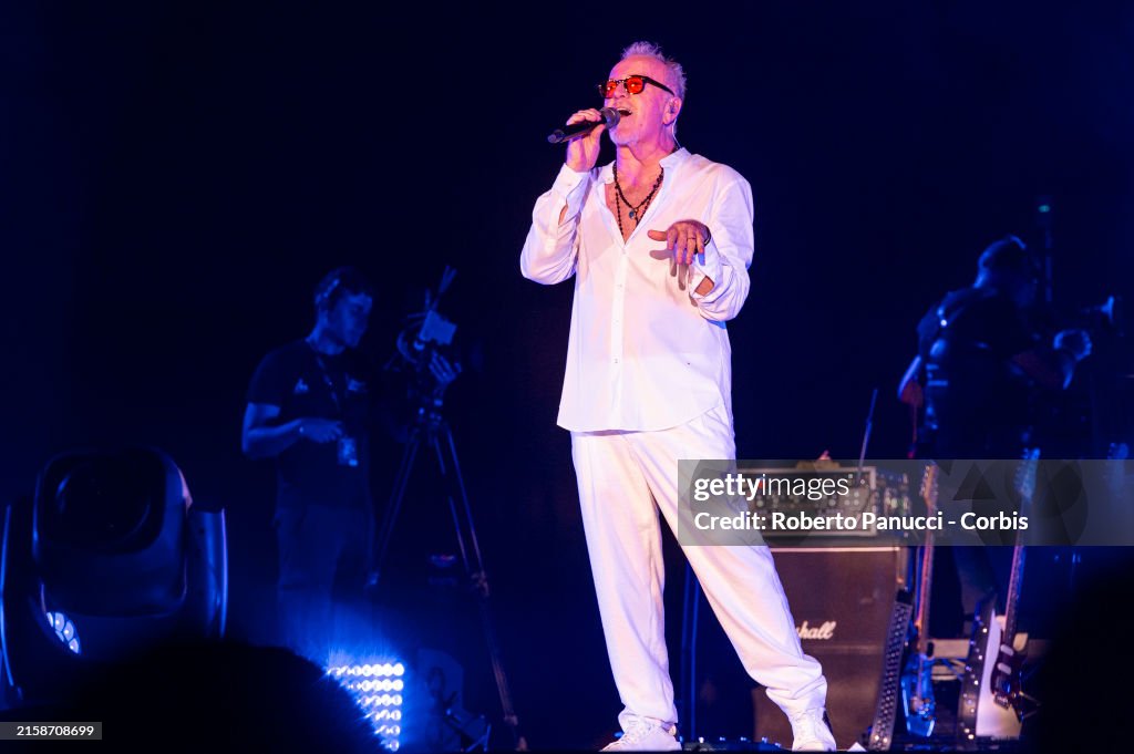 Robert Tozzi Italian Singer Umberto Tozzi performs at Terme di Caracalla on June ...