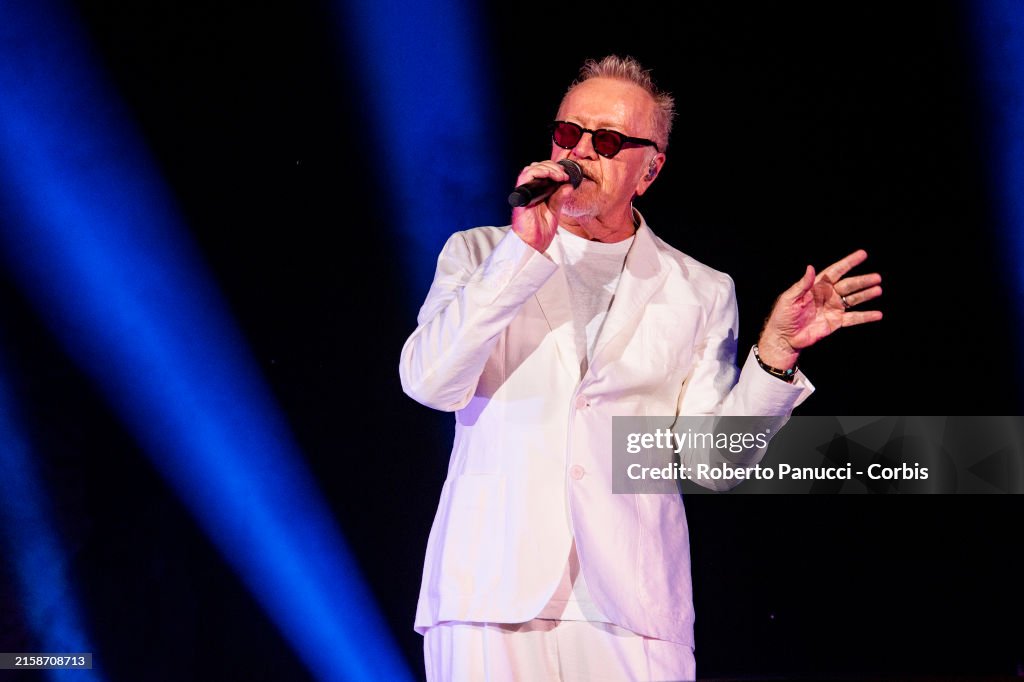 Robert Tozzi Italian Singer Umberto Tozzi performs at Terme di Caracalla on June ...