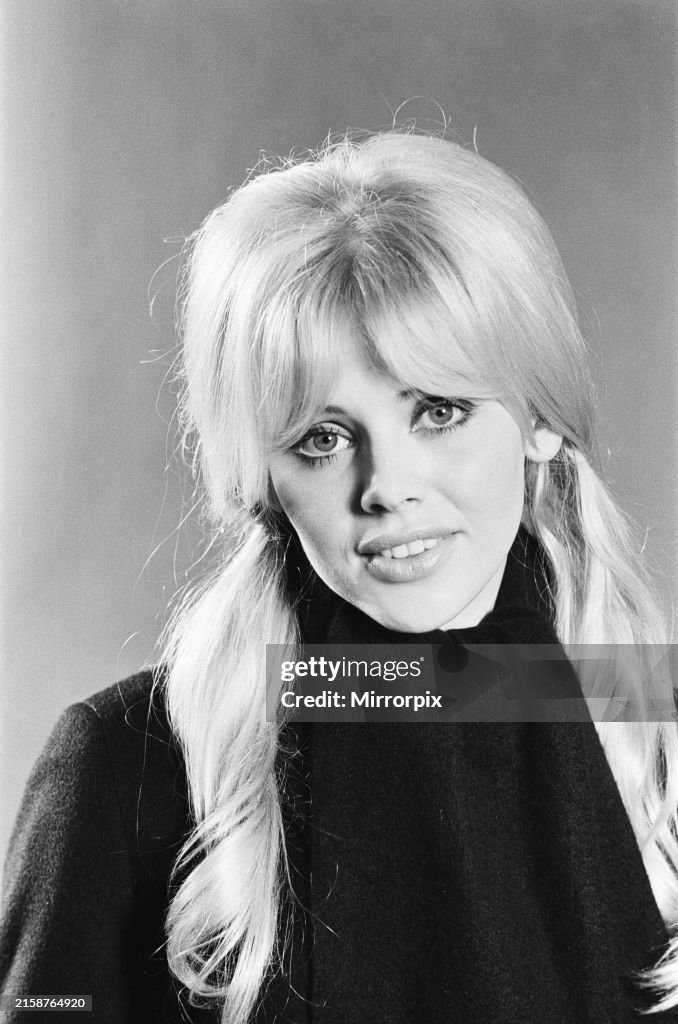Britt Ekland In The Studio, December 1968