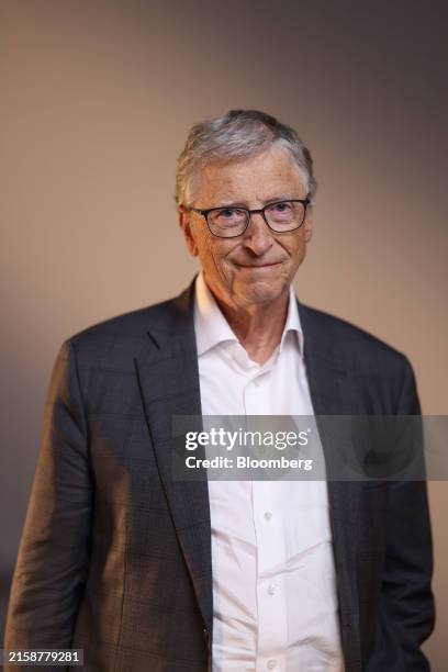 Bill Gates, co-chairman of the Bill and Melinda Gates Foundation, following a Bloomberg Television interview in London, UK, on Wednesday, June 26,...
