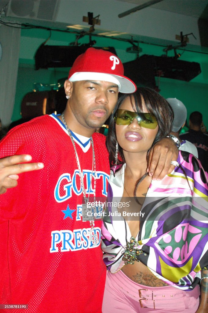 Jacko Rapper Rappers Gotti and Jacki-O on the set of