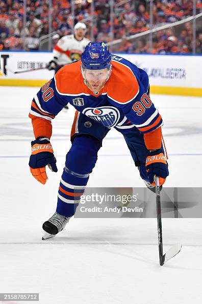 Corey Perry of the Edmonton Oilers in action during Game Six of the ...
