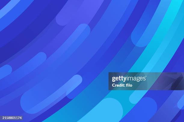 smooth blue abstract wave curving lines modern background - stream body of water stock illustrations