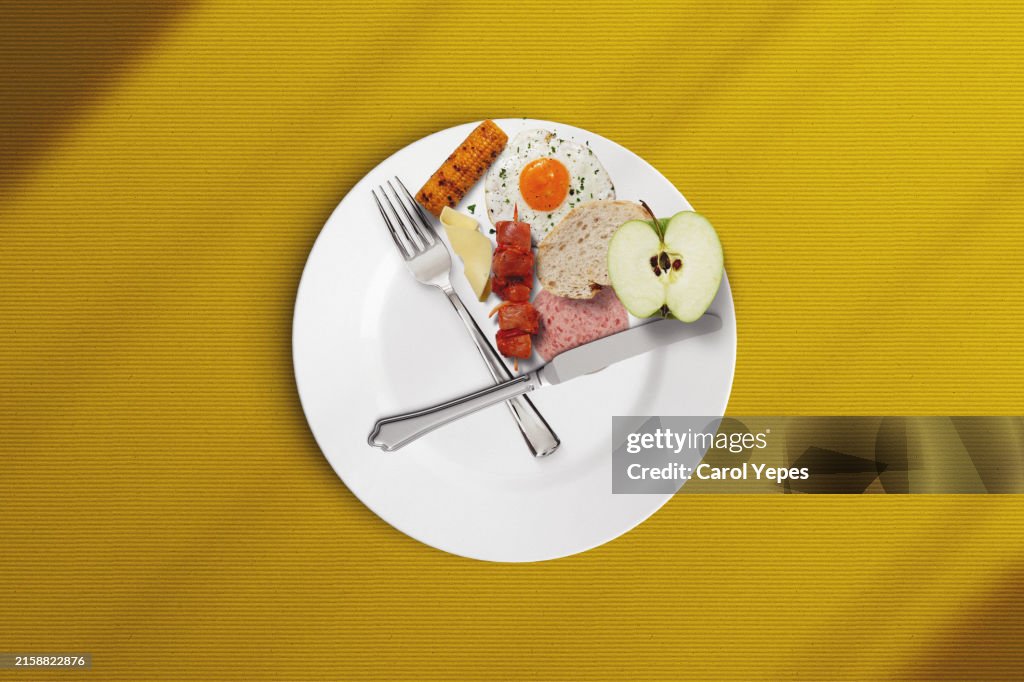 Intermittent fast conceptual.Diet