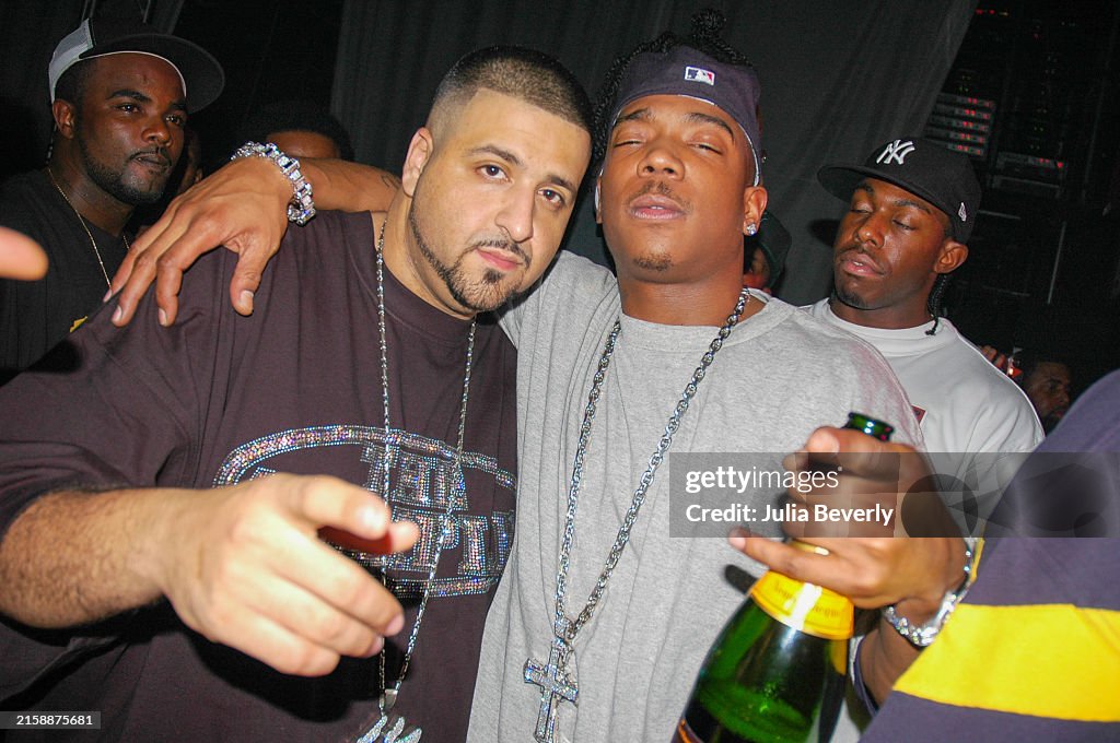 Kaled Rapero DJ Khaled and rapper Ja Rule at Mansion Nightclub for DJ Khaled's ...