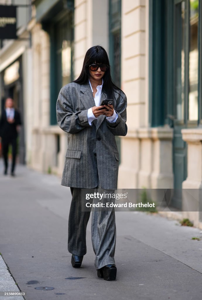 Street Style - Paris Fashion Week - Menswear Spring/Summer 2025 - Day Six