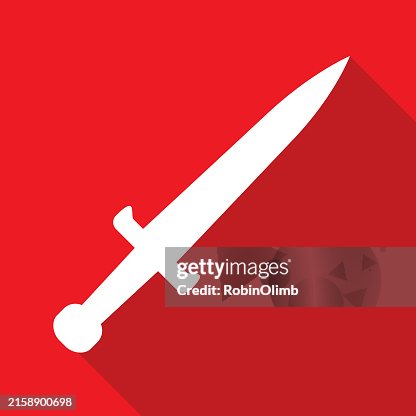 Red Dagger Icon Red Dagger Icon