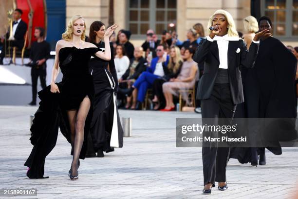 Keiona Revlon performs during Vogue World: Paris at Place Vendome on June 23, 2024 in Paris, France.