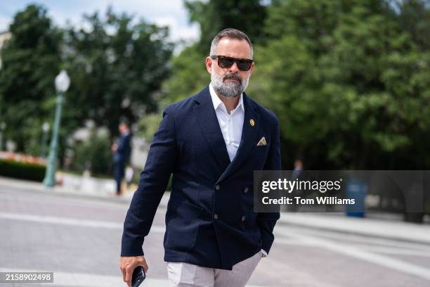 Rep. Cory Mills, R-Fla., arrives to the U.S. Capitol on Thursday, June 27, 2024.