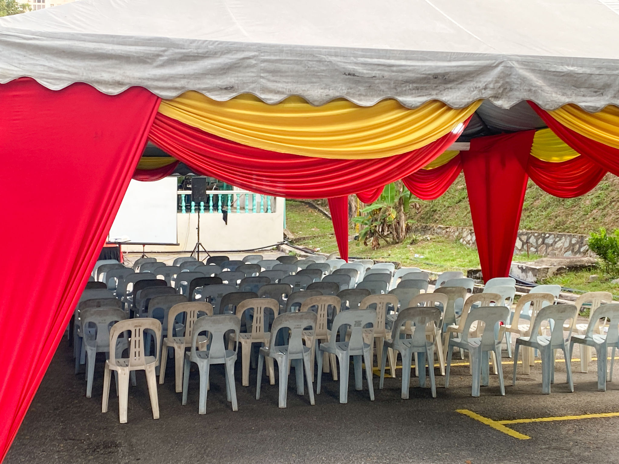 party tent selection