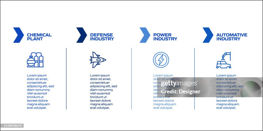 Heavy And Power Industry Related Process Infographic Template Process ...