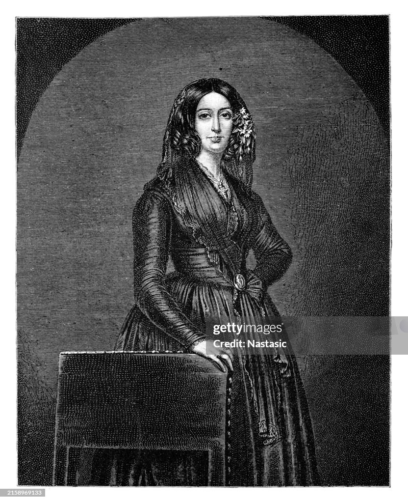 Sand Writer George Sand French Writer 18041876 High-Res Vector Graphic - Getty Images