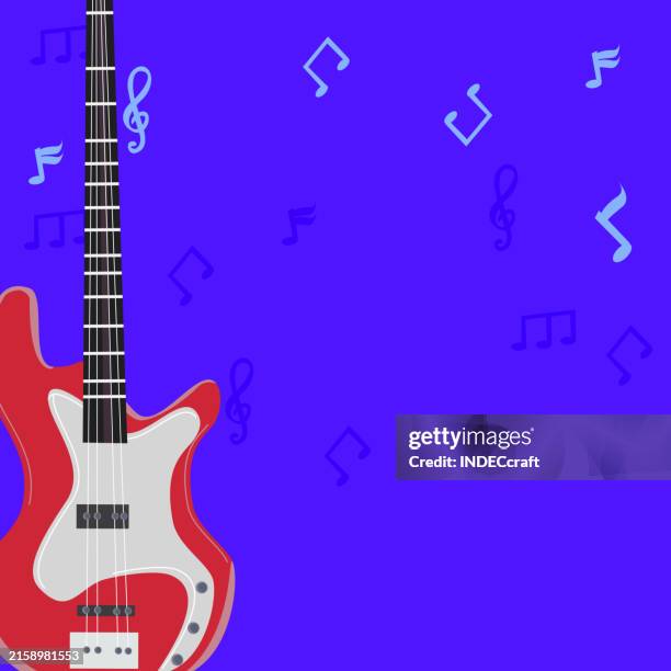 bass guitar - cello stock illustrations